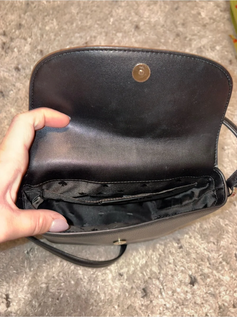 kate spade Black Pebbled Leather Crossbody - Picture 2 of 3